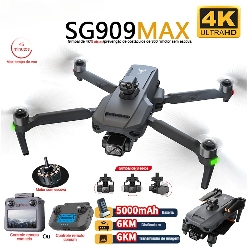Drone Camera Professional - ZLL SG909 SG909MAX Drone professionnel avec