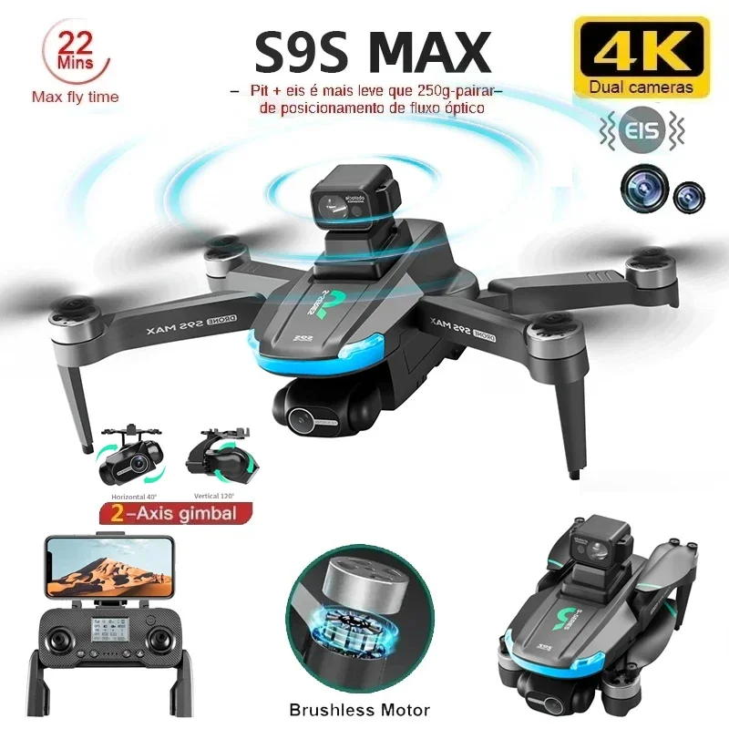 Nouveau S9S MAX MINI Drone 4K  - Drone Camera Hd avis et prix